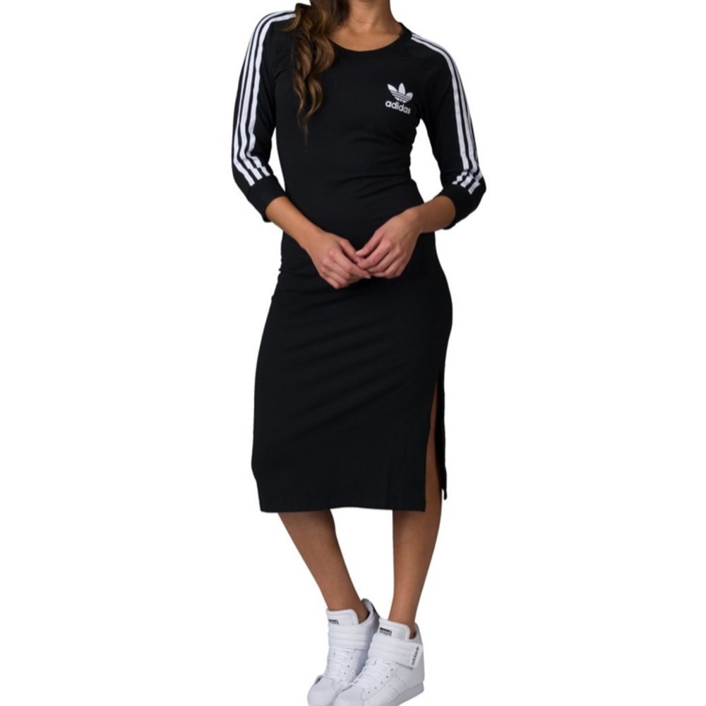 Adidas Black Three Stripe Dress